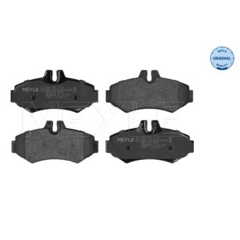 Jeu de 4 plaquettes de frein arrière MEYLE OEM 0084204420