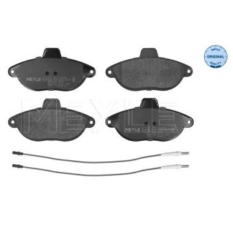 Jeu de 4 plaquettes de frein avant MEYLE OEM E172050 Jeu de 4 plaquettes de frein avant MEYLE OEM E172050