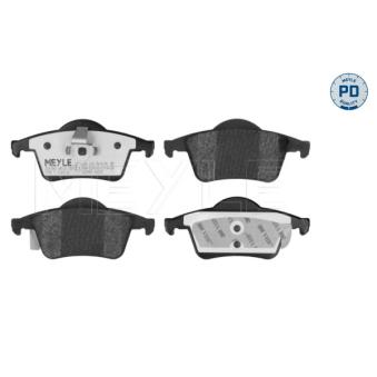 Jeu de 4 plaquettes de frein arrière MEYLE OEM 8623862