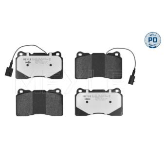 Jeu de 4 plaquettes de frein avant MEYLE OEM 71770977