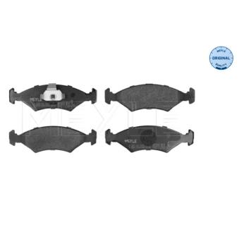 Jeu de 4 plaquettes de frein avant MEYLE OEM 6147496