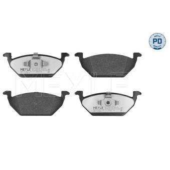 Jeu de 4 plaquettes de frein avant MEYLE OEM 1J0698151H