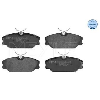 Jeu de 4 plaquettes de frein avant MEYLE OEM 8660004593