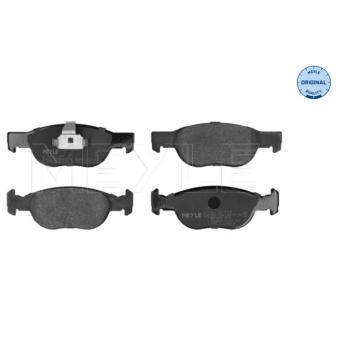 Jeu de 4 plaquettes de frein avant MEYLE OEM 71752981