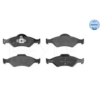 Jeu de 4 plaquettes de frein avant MEYLE OEM 1465126