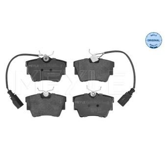 Jeu de 4 plaquettes de frein arrière MEYLE OEM 7D0698451J