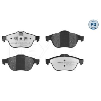 Jeu de 4 plaquettes de frein avant MEYLE OEM 7701209809