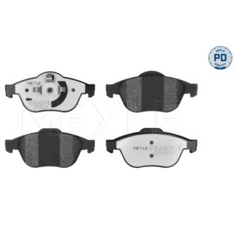 Jeu de 4 plaquettes de frein avant MEYLE OEM 8660004764