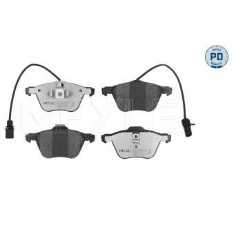 Jeu de 4 plaquettes de frein avant MEYLE OEM 7M3698151A