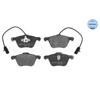 Jeu de 4 plaquettes de frein avant MEYLE OEM 7M3698151A