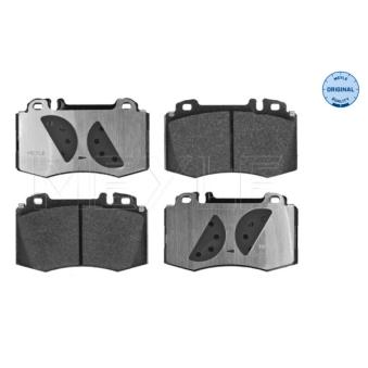 Jeu de 4 plaquettes de frein avant MEYLE [025 232 7117]