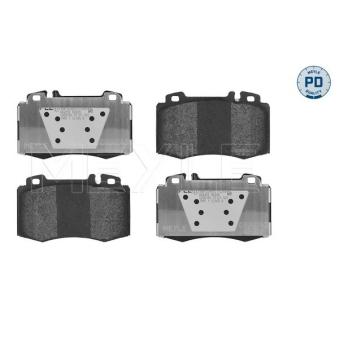 Jeu de 4 plaquettes de frein avant MEYLE OEM 0034200820