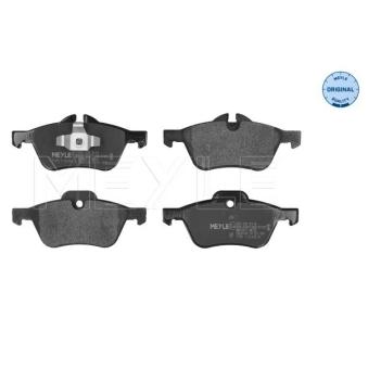 Jeu de 4 plaquettes de frein avant MEYLE OEM 34112167233