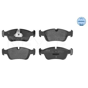 Jeu de 4 plaquettes de frein avant MEYLE OEM 34111161446