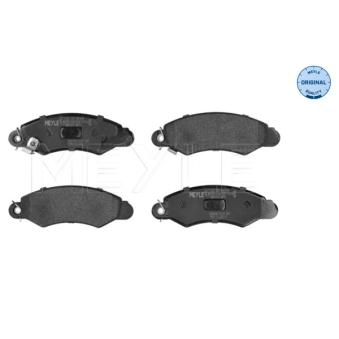 Jeu de 4 plaquettes de frein avant MEYLE OEM 5520080E10