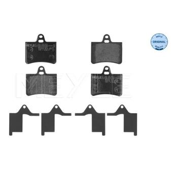 Jeu de 4 plaquettes de frein arrière MEYLE OEM E172591
