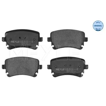 Jeu de 4 plaquettes de frein arrière MEYLE OEM 8E0698451F