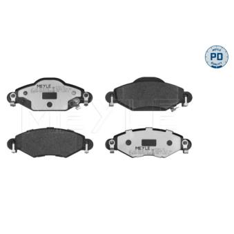 Jeu de 4 plaquettes de frein avant MEYLE OEM 04465YZZCR
