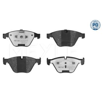 Jeu de 4 plaquettes de frein avant MEYLE OEM 34116763089