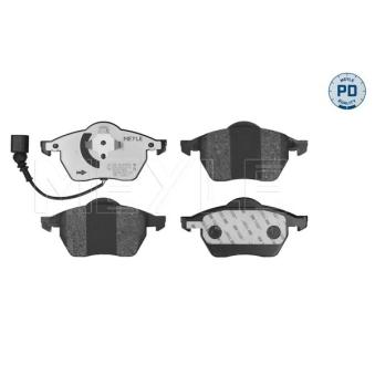 Jeu de 4 plaquettes de frein avant MEYLE OEM 8N0698151A