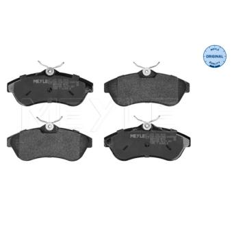 Jeu de 4 plaquettes de frein avant MEYLE OEM 425237
