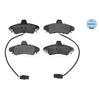 Jeu de 4 plaquettes de frein arrière MEYLE OEM F5RZ2200B