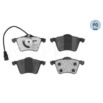 Jeu de 4 plaquettes de frein avant MEYLE OEM 1201124