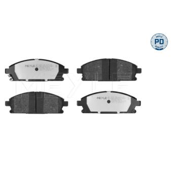 Jeu de 4 plaquettes de frein avant MEYLE OEM 410608H386