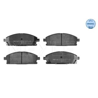 Jeu de 4 plaquettes de frein avant MEYLE OEM 410608H386