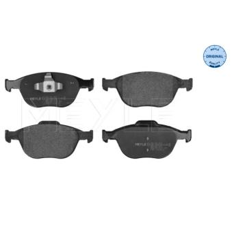 Jeu de 4 plaquettes de frein avant MEYLE 025 234 4017 pour AUDI Q5 1.8 TDCi - 110cv