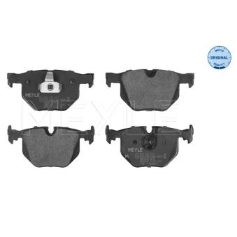 Jeu de 4 plaquettes de frein arrière MEYLE OEM 34216761285 Jeu de 4 plaquettes de frein arrière MEYLE OEM 34216761285
