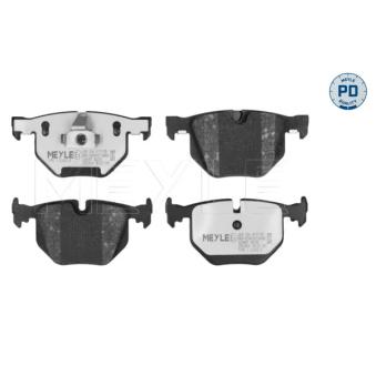 Jeu de 4 plaquettes de frein arrière MEYLE OEM 34216761285 Jeu de 4 plaquettes de frein arrière MEYLE OEM 34216761285