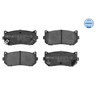 Jeu de 4 plaquettes de frein arrière MEYLE 025 234 5513/W pour ROVER 25 1.8 - 110cv