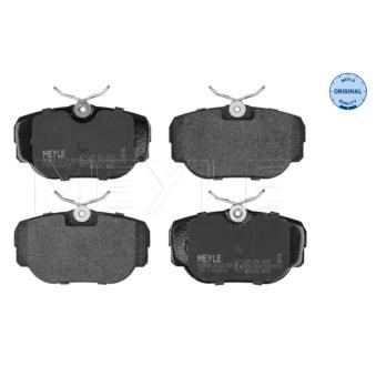Jeu de 4 plaquettes de frein arrière MEYLE [025 234 5816]
