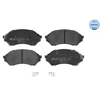 Jeu de 4 plaquettes de frein avant MEYLE [025 234 9016]