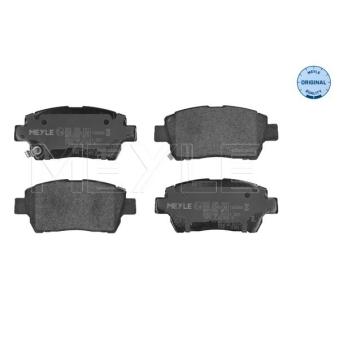 Jeu de 4 plaquettes de frein avant MEYLE OEM 0446552022