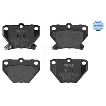 Jeu de 4 plaquettes de frein arrière MEYLE OEM 0446652010 Jeu de 4 plaquettes de frein arrière MEYLE OEM 0446652010