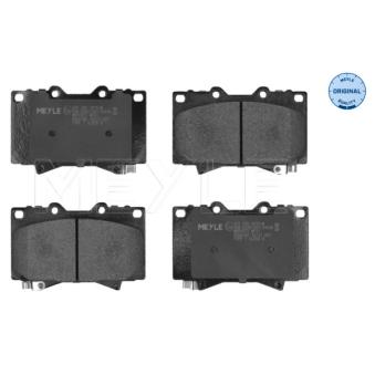 Jeu de 4 plaquettes de frein avant MEYLE OEM 0446560220