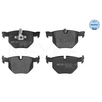 Jeu de 4 plaquettes de frein arrière MEYLE OEM 34216775678
