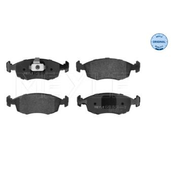 Jeu de 4 plaquettes de frein avant MEYLE OEM 9949125