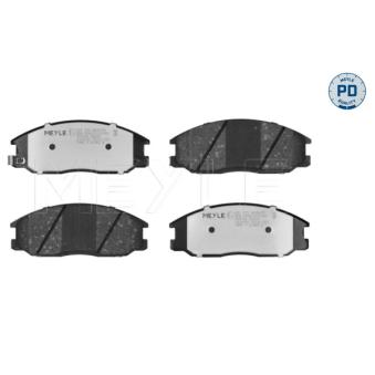Jeu de 4 plaquettes de frein avant MEYLE OEM 5810126A10