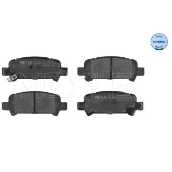Jeu de 4 plaquettes de frein arrière MEYLE OEM 26696FC002