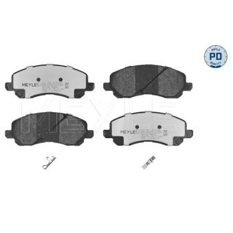 Jeu de 4 plaquettes de frein avant MEYLE OEM 5191231AA