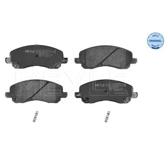 Jeu de 4 plaquettes de frein avant MEYLE OEM 5191231AA