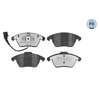 Jeu de 4 plaquettes de frein avant MEYLE OEM 5C0698151A