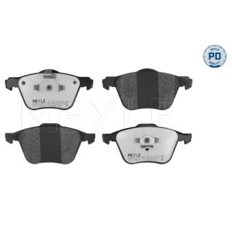 Jeu de 4 plaquettes de frein avant MEYLE OEM 30793231