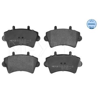 Jeu de 4 plaquettes de frein avant MEYLE OEM 9110993