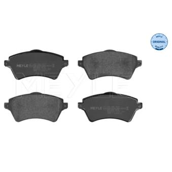 Jeu de 4 plaquettes de frein avant MEYLE OEM SFP500100