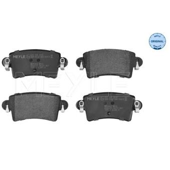 Jeu de 4 plaquettes de frein arrière MEYLE OEM 93173182 Jeu de 4 plaquettes de frein arrière MEYLE OEM 93173182