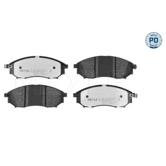 Jeu de 4 plaquettes de frein avant MEYLE OEM D10605X00A Jeu de 4 plaquettes de frein avant MEYLE OEM D10605X00A